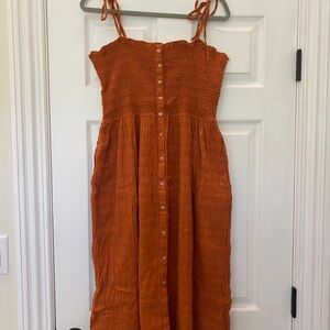 Aerie Women's Orange Dress